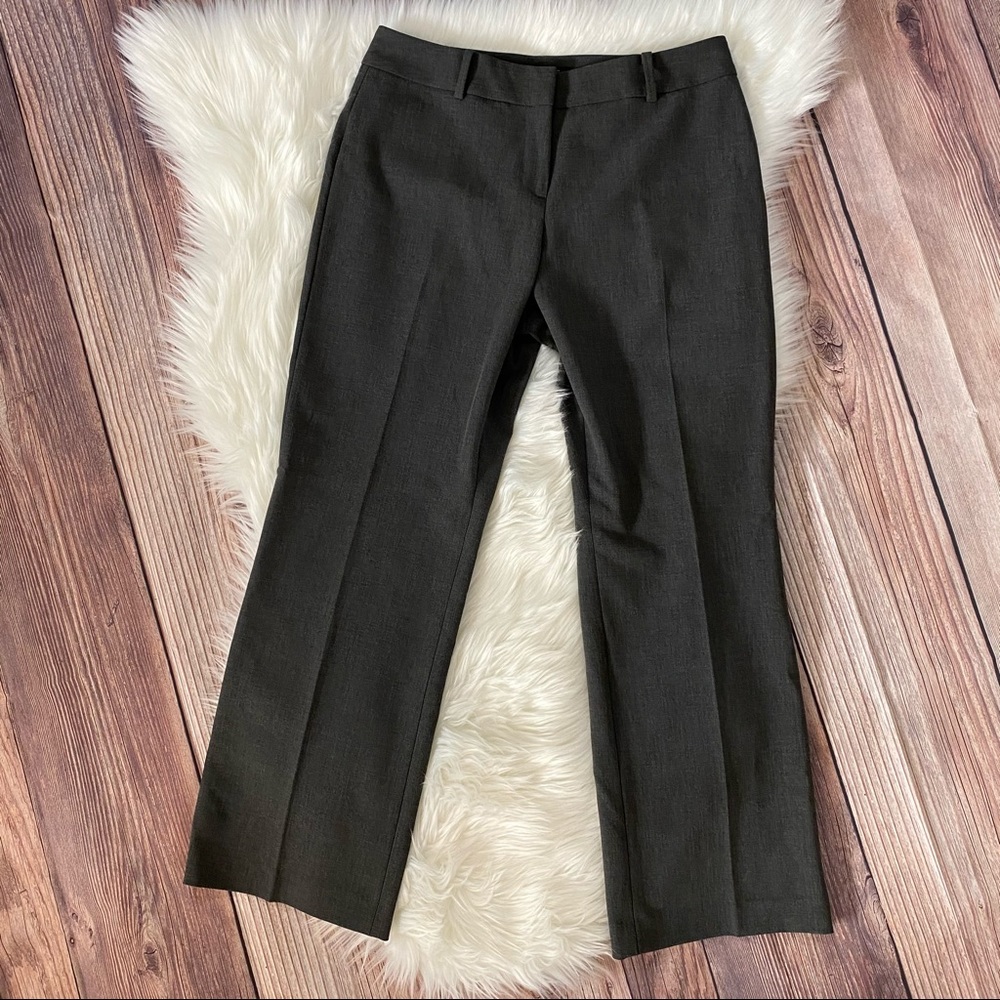 Talbots | Curvy Gray Boot Cut Career Slacks